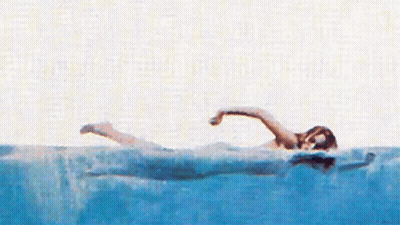 Person Swimming In Pool GIF