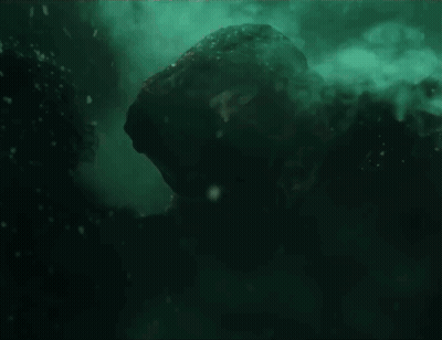 Person Swimming With Hood GIF