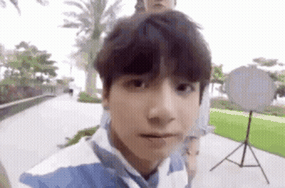 Person Taking Selfie In Front Of Camera GIF