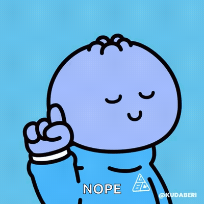 Person Thumbs Up Saying Nope GIF