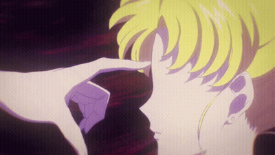 Person Touching Another's Face GIF