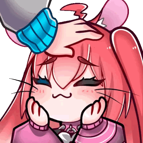 Person Touching Girl's Face Sticker