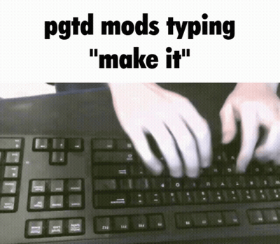 Person Typing Keyboard Pgtd Mods Typing Make It GIF