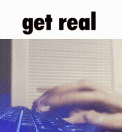 Person Typing On Keyboard Get Real GIF