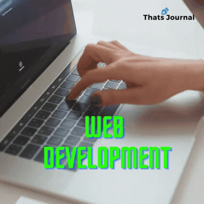 Person Typing On Laptop Web Development GIF