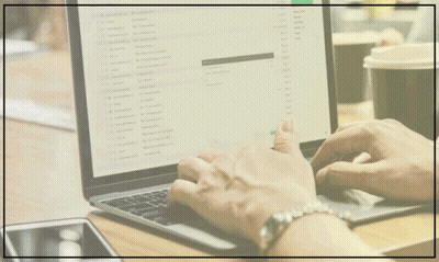 Person Using Laptop For Sales Productivity Tools GIF