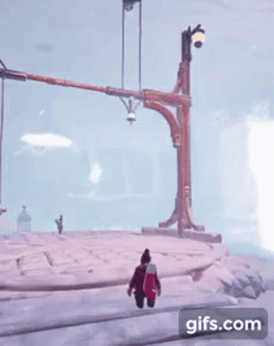 Person Walking In Video Game With Gifs.com Button GIF