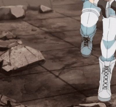 Person Walking In White Lace-Up Boots GIF