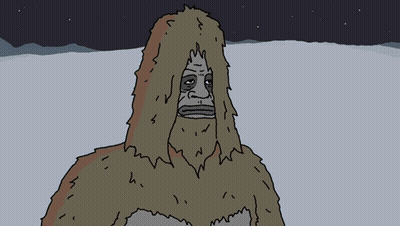 Person Watching Northern Lights GIF