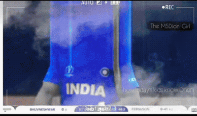 Person Wearing Blue India Shirt GIF