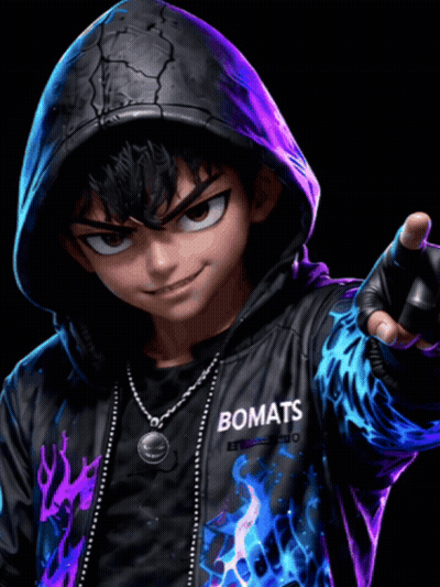 Person Wearing Bomats Jacket GIF