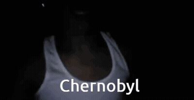 Person Wearing Chernobyl Tank Top GIF
