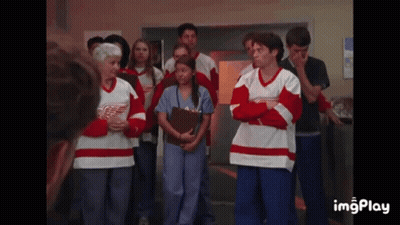 Person Wearing Detroit Jersey GIF
