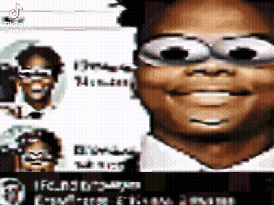 Person Wearing Glasses Smiling Close Up GIF
