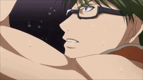 Person Wearing Glasses Sweating GIF