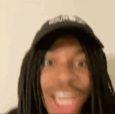 Person Wearing Hat And Wig GIF