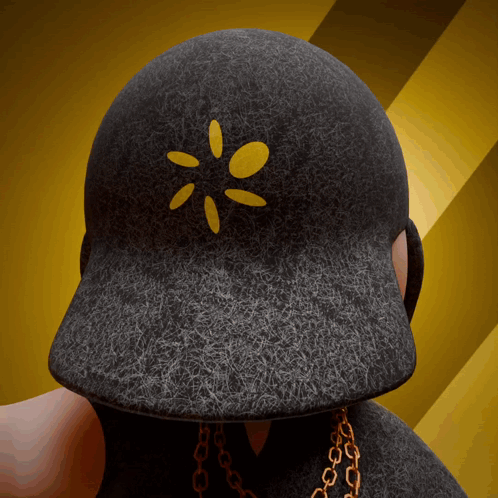 Person Wearing Hat With Walmart Logo GIF