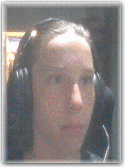 Person Wearing Headphones Close Up GIF