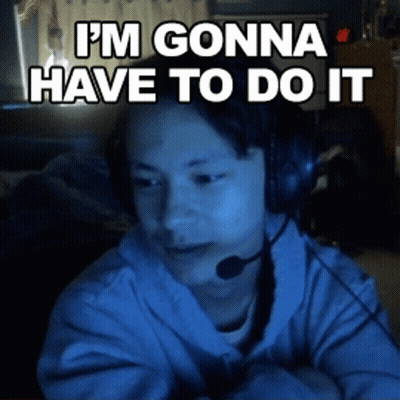 Person Wearing Headphones Saying Gonna Do It GIF