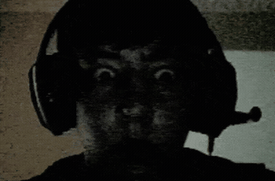 Person Wearing Headphones With Microphone GIF