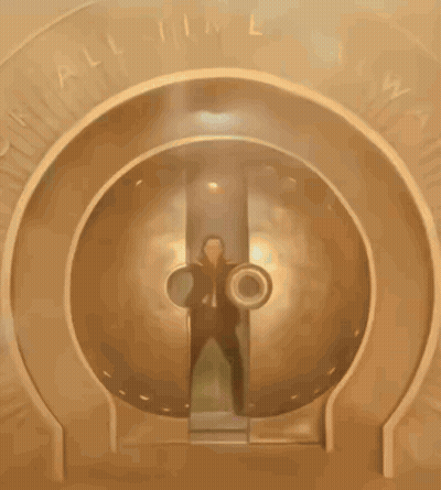 Person Wearing Helmet With Horns GIF