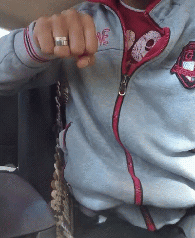 Person Wearing Love Hoodie GIF