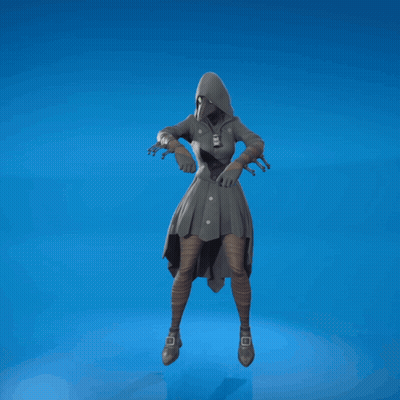 Person Wearing Mask And Hood GIF