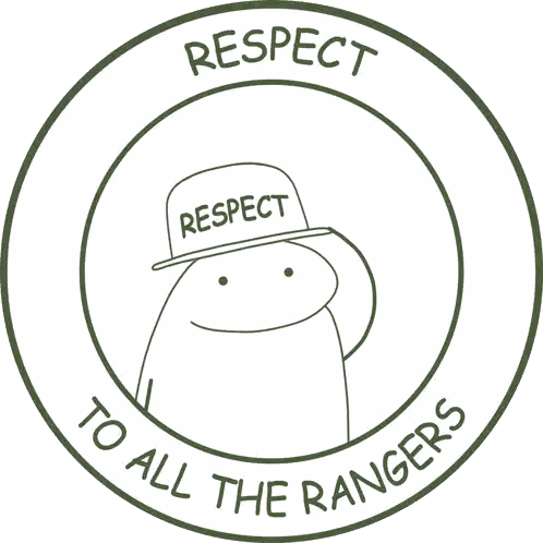 Person Wearing Respect Hat Sticker