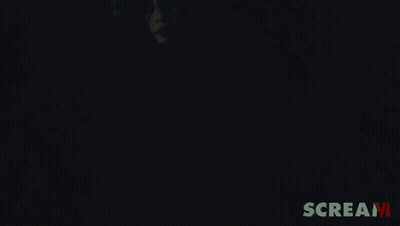 Person Wearing Scream Mask Saying Scream GIF