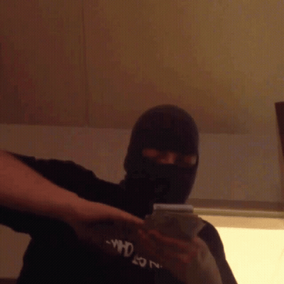 Person Wearing Shirt Saying Why So Kimm GIF