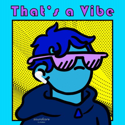 Person Wearing Sunglasses And Earbuds Vibe GIF