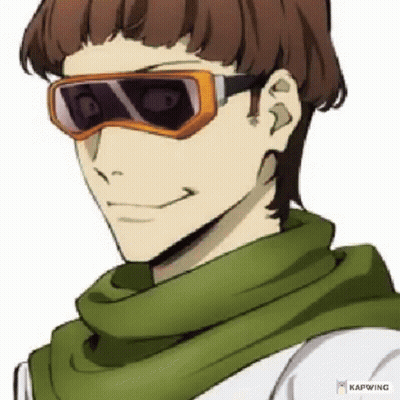 Person Wearing Sunglasses And Scarf GIF