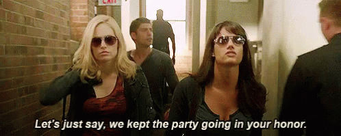 Person Wearing Sunglasses Saying Let's Just Say GIF