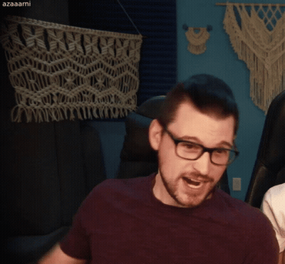 Person With Backpack And Rifle In Fog GIF
