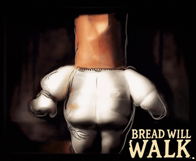Person With Bag on Head Saying Bread Will Walk