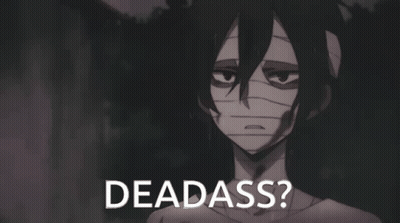 Person With Bandages Saying Dead Ass GIF