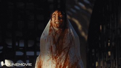 Person With Blood On Face Dune Movie GIF