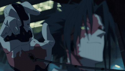 Person With Blood On Hand GIF