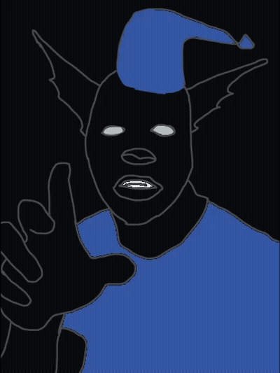 Person With Blue Hat GIF
