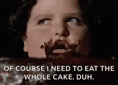 Person With Chocolate On Face And Mouth Close Up GIF