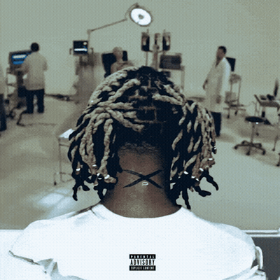 Person With Dreadlocks And Parental Advisory Label GIF
