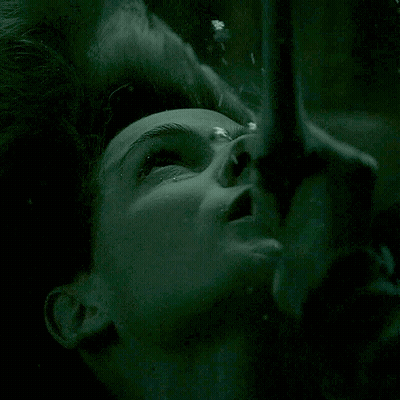 Person With Drop Of Water On Face GIF