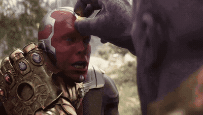 Person With Glove On Head GIF
