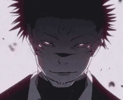Person With Glowing Eyes And Purple Shirt GIF