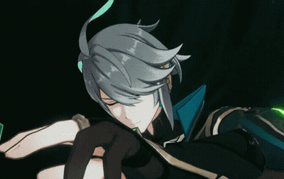 Person With Gray Hair And Green Ribbon GIF