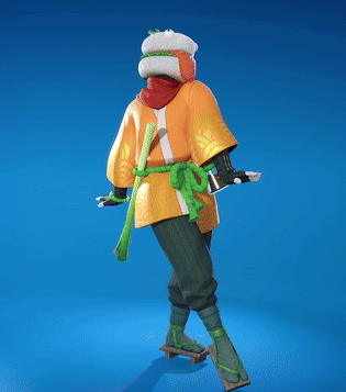 Person With Green Belt And Sword GIF