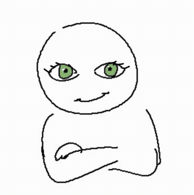 Person With Green Eyes GIF