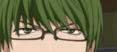 Person With Green Hair And Glasses GIF