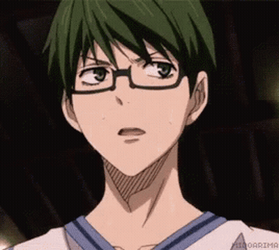 Person With Green Hair And Glasses GIF