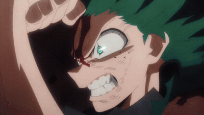 Person With Green Hair Close Up GIF